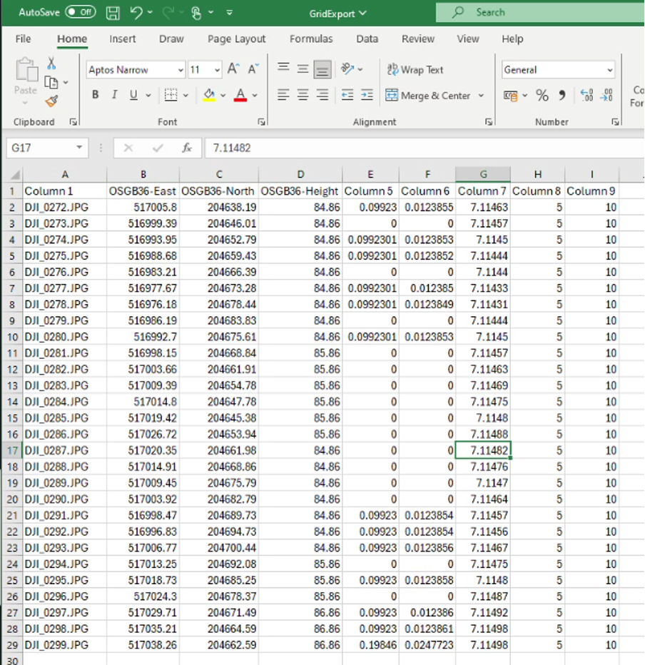 OSGB36 Data