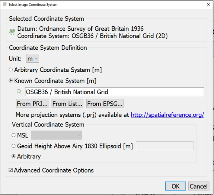 Coordinate System